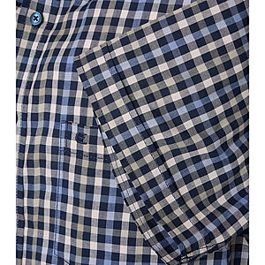 CasaModa | Halbarmhemd | Baumwolle | Button-down-Kragen | Royal Karo