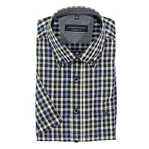 CasaModa | Halbarmhemd | Baumwolle | Button-down-Kragen | Royal Karo