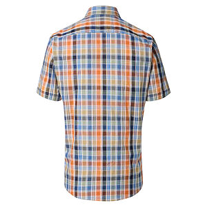 CasaModa | Freizeithemd Kurzarm | Baumwolle | Multicolour Karo