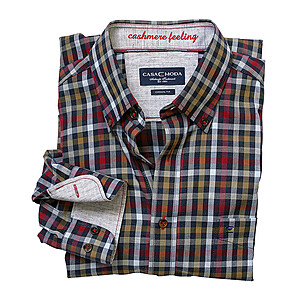 Casa  Moda | Hemd Cashmere-Feeling | Button down Kragen | Reine Baumwolle