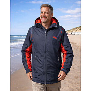 Brigg | Leichte Outdoor Jacke | Marine / Rot