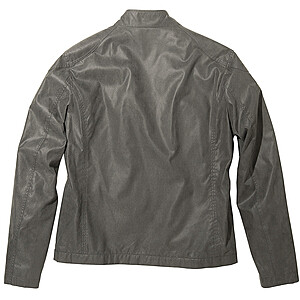 Jupiter | Biker-Blouson | Supremo Mikrovelour nappiert | Farbe grau