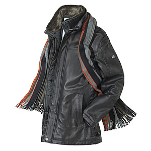 Trapper | Lederjacke Lamm-Nappa | Farbe schwarz