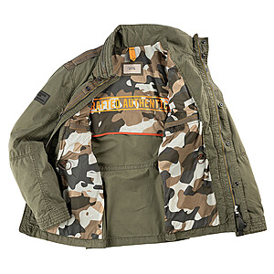 Camel active | Field-Jacket aus Baumwolle | Farbe grn