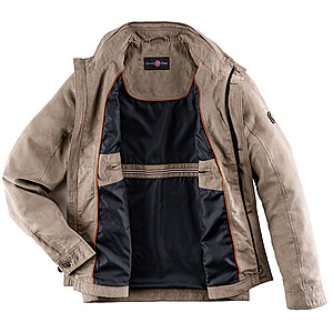 Gate One | Leicht-Blouson aus Mikro-Velour | Sand