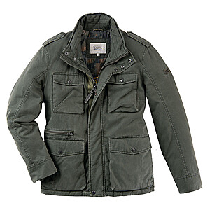 Camel active | Field-Jacket | Winter-Baumwolle | Moosgrn