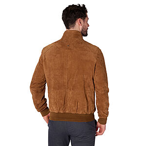 Redpoint | Hochwertiger Blouson aus Ziegenvelour | Farbe Cognac