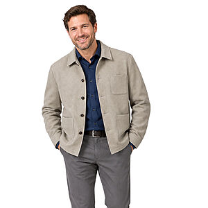 Gebr.Weis | Hemdjacke mit aufgesetzten Taschen | Sand