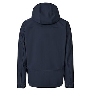 CasaModa | Softshelljacke mit Kapuze | Blau