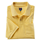 Kimmich | Polo Shirt | Elastische Baumwolle | Pflegeleicht | Gelb