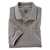 Kimmich | Polo Shirt | Elastische Baumwolle | Pflegeleicht | Schwarz