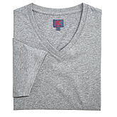 Kimmich | T-Shirt mit V-Ausschnitt | Pflegeleicht | Farbe grau
