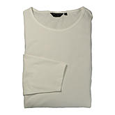 Kitaro | Langarm T-Shirt | Reine Baumwolle | Farbe naturweiß