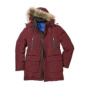 Jupiter | Komfort Parka Farbe bordeaux