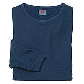   Männer-Pullover mit Wabenstruktur | Farbe blau