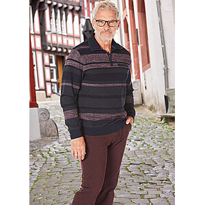 NEU von Club of Comfort | Baumwoll-Cotel Chino mit wrmendem ThermoLite Futter | 3 herbstliche Farben