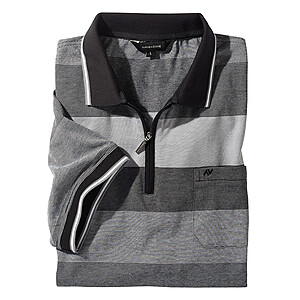   Navigazione | Polohemd mit Bund | Farbe grau