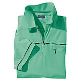 Polohemd mit Bund bügelfrei | Farbe grün