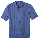   Navigazione | Polohemd mit Bund, mit Reißverschluss | Farbe jeansblau
