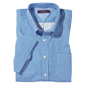   Navigazione | Sommerhemd Halbarm | Button down Kragen | Farbe hellblau