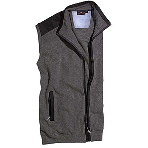 Navigazione | Sweatweste | Reine Baumwolle | Grau