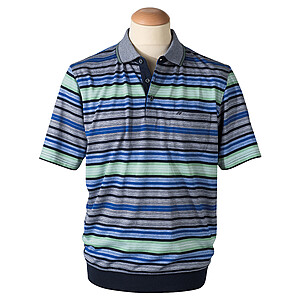 Navigazione | bgelfreies Polohemd mit Bund | Farbe royal