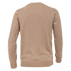   Casa Moda | Baumwoll-Pullover | V-Ausschnitt | Pima Cotton | Farbe sand