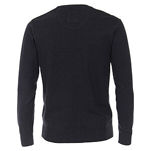 Redmond | Pullover Baumwolle | Rundhals | Marine