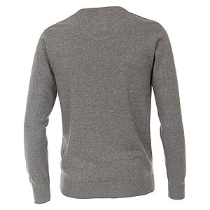 Redmond | Pullover Baumwolle | Rundhals | Grau