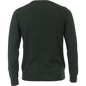 Redmond | Pullover Baumwolle | Rundhals | Moos