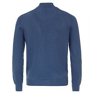 Redmond | College-Strickjacke | Baumwoll-Cardigan mit Reiverschluss | Jeans
