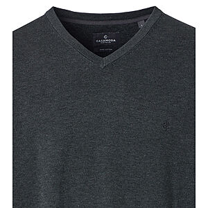 Casa Moda | Pullunder | Extra weiche Baumwolle | Farbe anthrazit