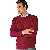 Baumwoll Pullover Farbe rot