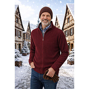 Kimmich | Strickjacke | Farbe Bordeaux