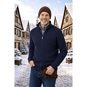 Kimmich | Strickjacke | Farbe Jeansblau