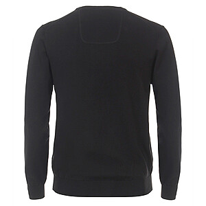 Casa Moda | Pullover mit V-Ausschnitt | Pima-Cotton | Schwarz