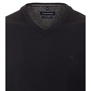 Casa Moda | Pullover mit V-Ausschnitt | Pima-Cotton | Schwarz