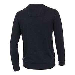 Casa Moda | Pullover mit V-Ausschnitt | Pima-Cotton | Marine