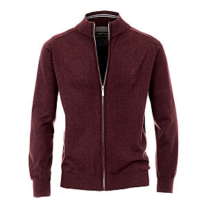 Casa Moda | Strickjacke Pima-Cotton | Burgund