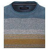 Casa Moda | Rundhals Pullover | Baumwolle | Blau Streifen