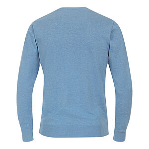 Redmond | Baumwoll-Pullover | Rundhals | Hellblau