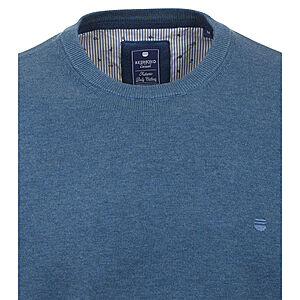 Redmond | Baumwoll-Pullover | Rundhals | Jeans
