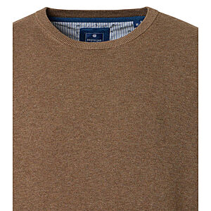 Redmond | Baumwoll-Pullover | Rundhals | Beige