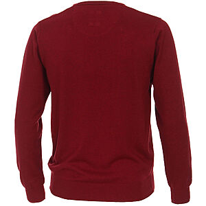 Redmond | Baumwoll-Pullover | Rundhals | Rot