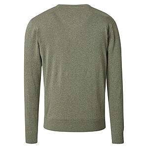 Redmond | Baumwoll-Pullover | Rundhals | Salbei
