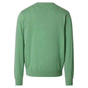 Redmond | Baumwoll-Pullover | Rundhals | Minze