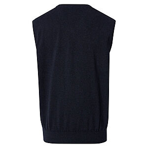 Redmond | Pullunder | Baumwolle | V-Ausschnitt | Marine