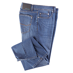 Pierre Cardin | 5-Pocket-Jeans | Form Lyon | Clima Control Premium Denim | blue used