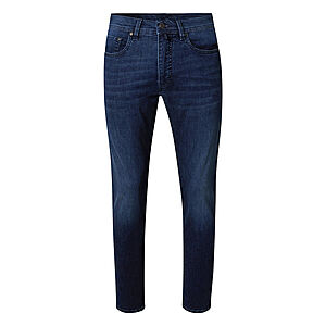 Pierre Cardin | 5-pocket-Jeans | Stone washed | Lyon tapered | Dark Blue Used