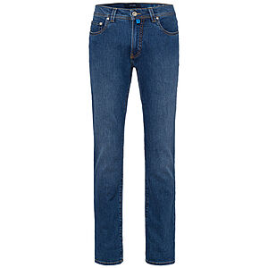 Pierre Cardin | 5-pocket-Jeans | Stone washed | Lyon tapered | Ocean Blue